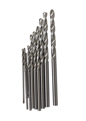 QField 10-Piece High-Speed Steel Twist Drill Bit for Hand Drills