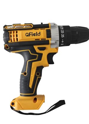 QField Cordless Electric Hand-held Drill, Rechargeable Power Drill with Variable Speed & Torque Settings