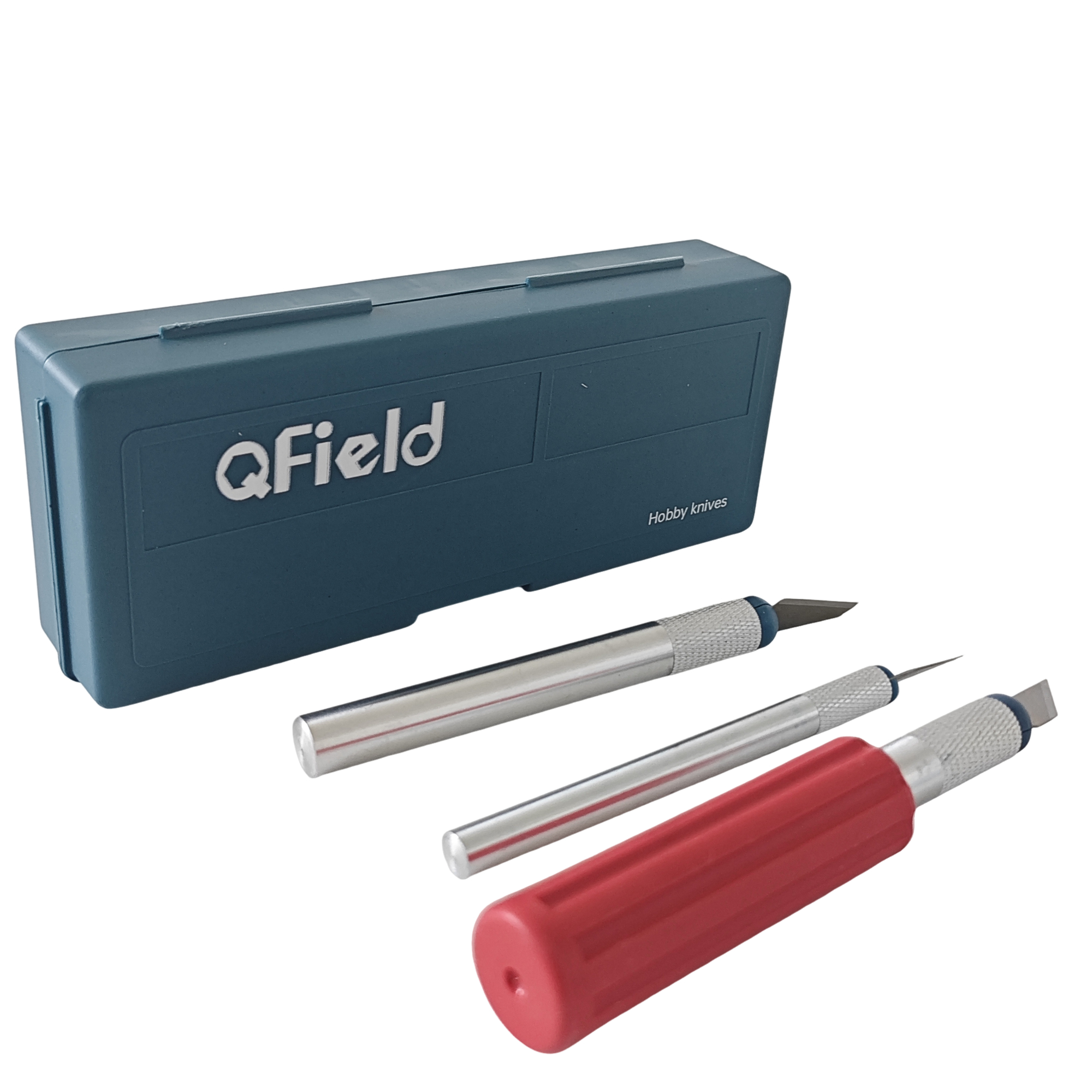 QField 13-Piece Hobby Knives Set with Interchangeable Blades - Image 3