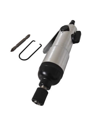 QField Heavy-Duty Air Pneumatic Screwdriver, Industrial Grade Straight Air Screw Gun