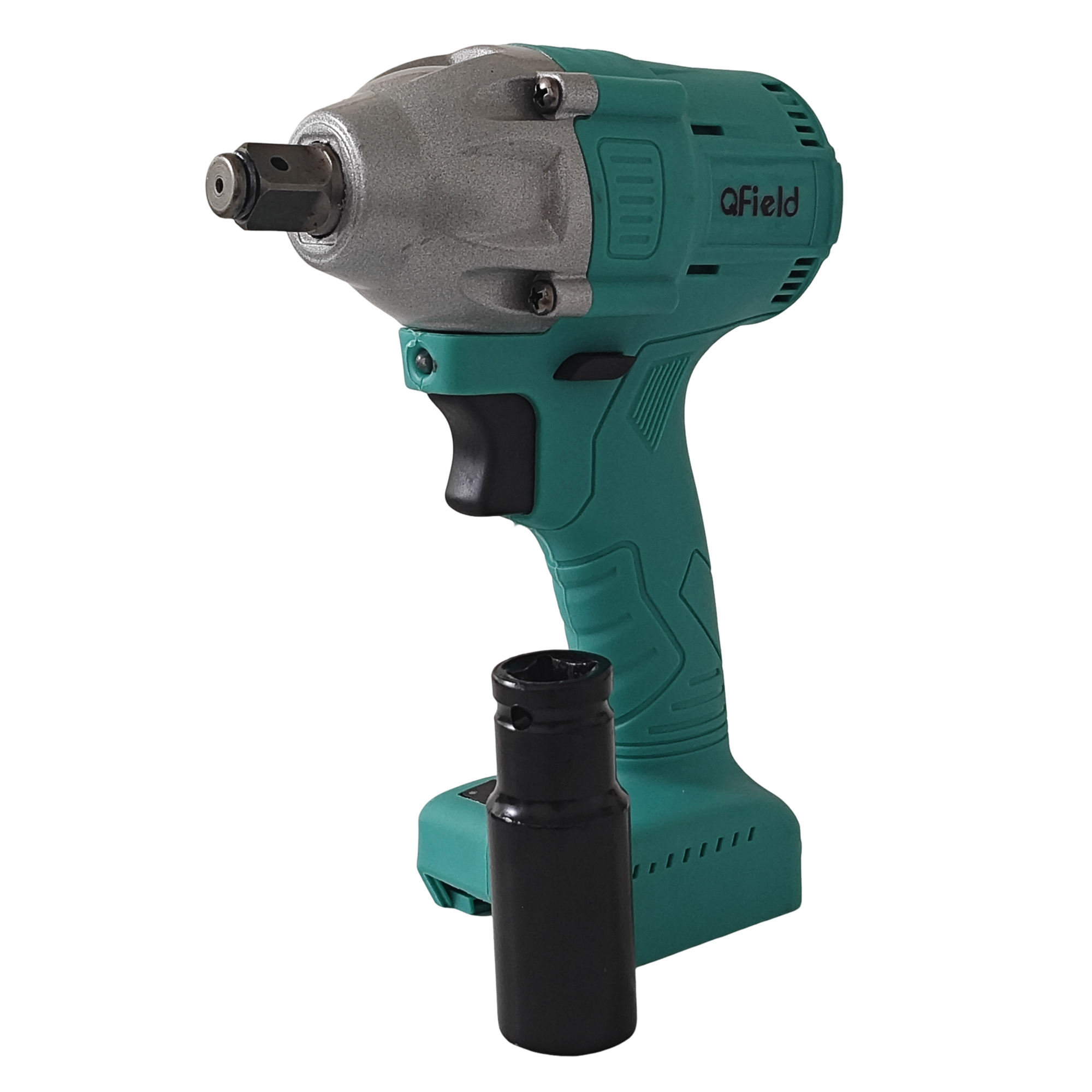 QField Cordless Impact Wrench, High Torque Electric Impact Gun with Socket - Image 3