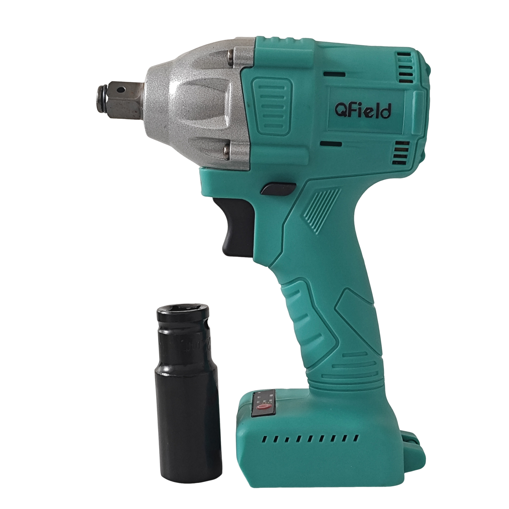 QField Cordless Impact Wrench, High Torque Electric Impact Gun with Socket - Image 4