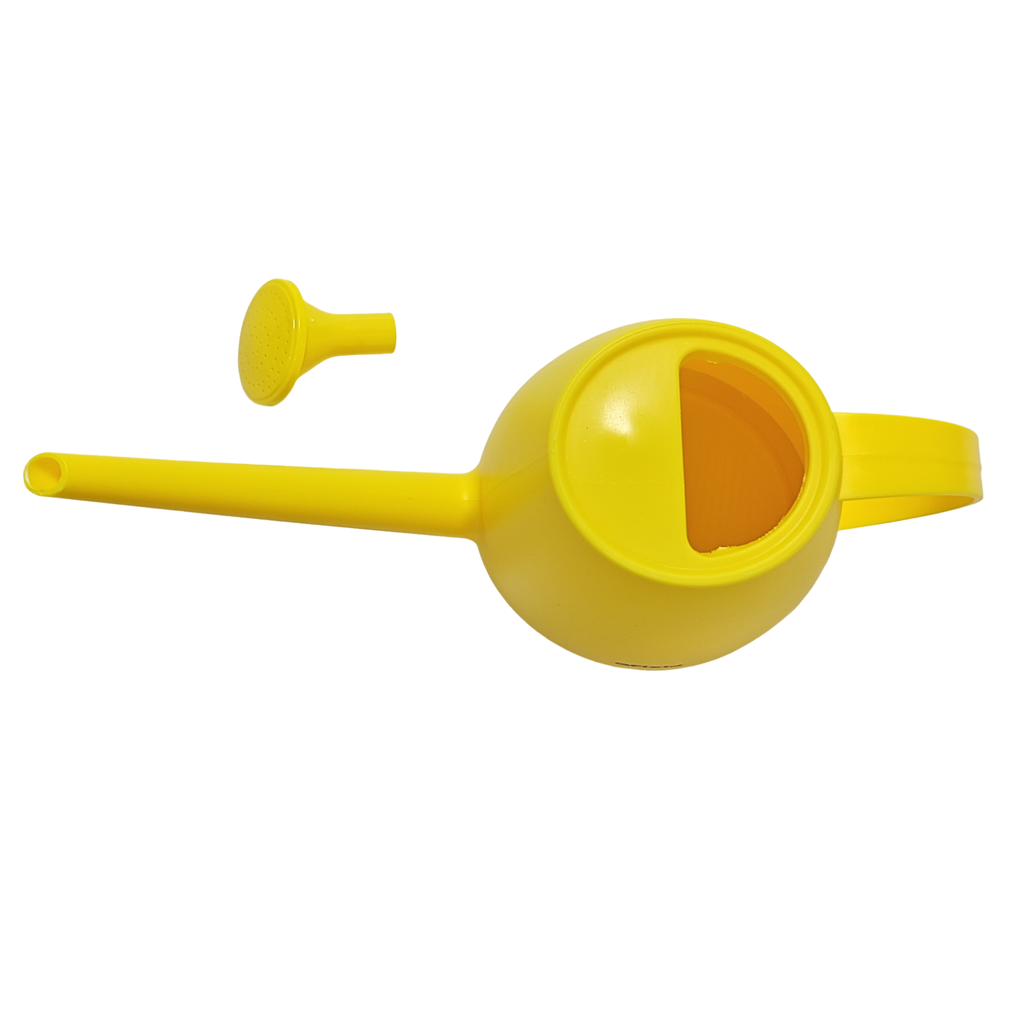QField Yellow Plastic Watering Can with Removable Sprinkler Head for Indoor & Outdoor Plants - Image 5
