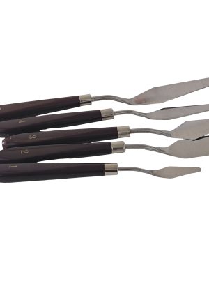 QField 5-Piece Stainless Steel Palette Knife Set for Artists