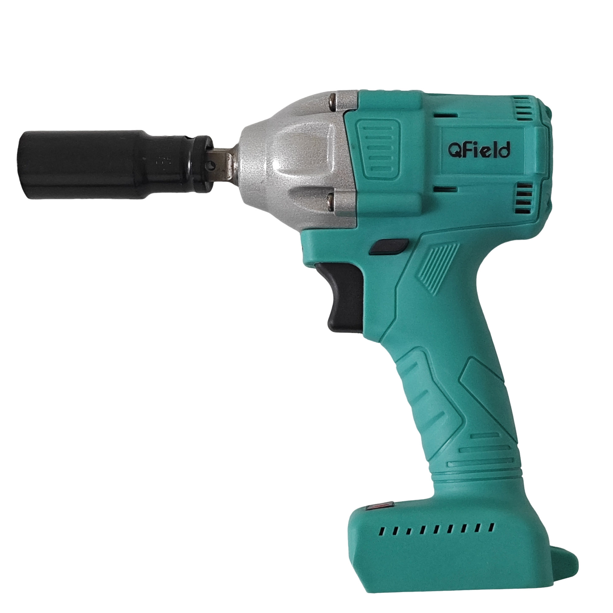 QField Cordless Impact Wrench, High Torque Electric Impact Gun with Socket
