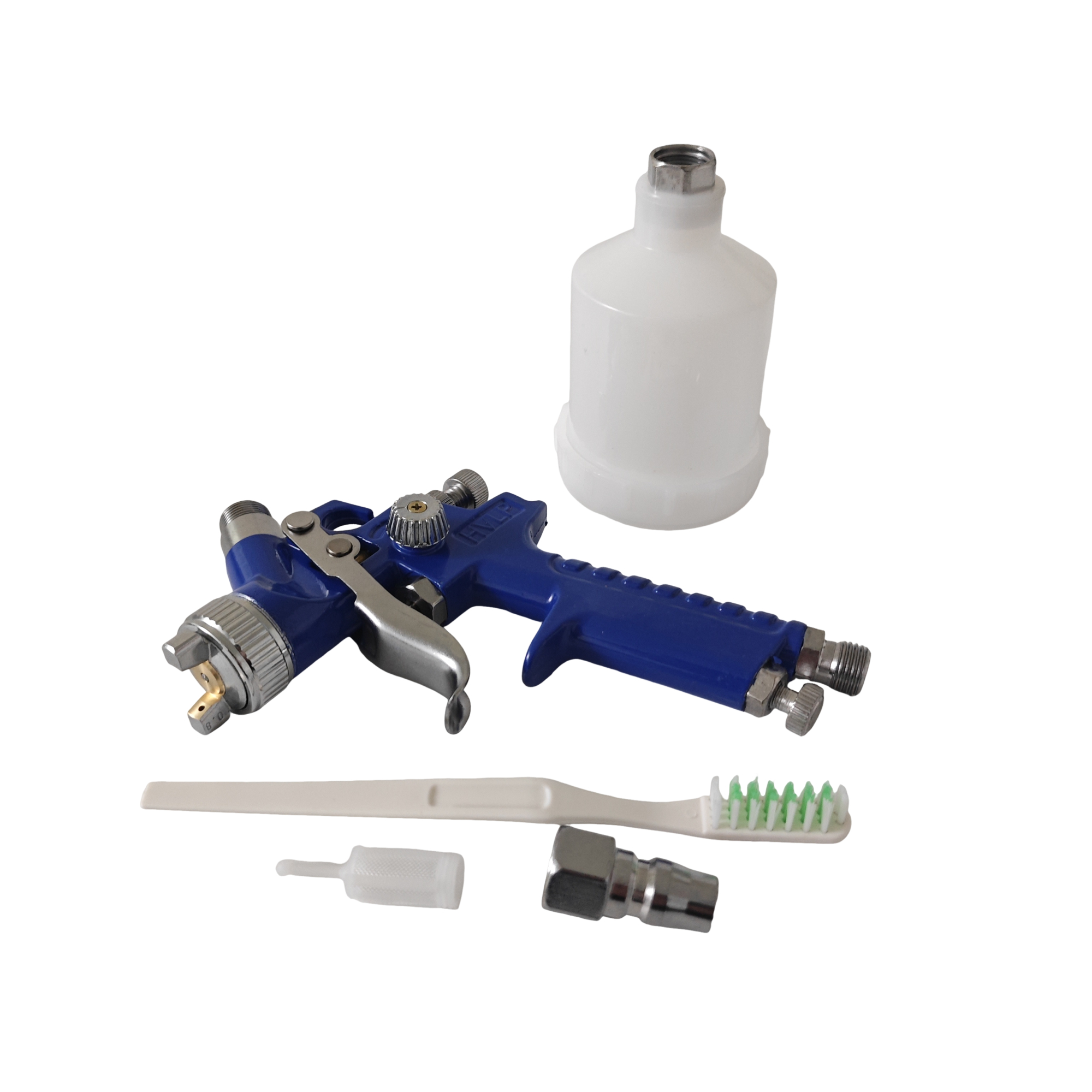 QField HVLP Gravity Feed Air Spray Gun for Painting, Professional Paint Sprayer for Auto & Furniture - Image 2