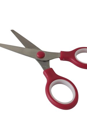 QField Red Office Scissors, Sharp Stainless Steel Scissors