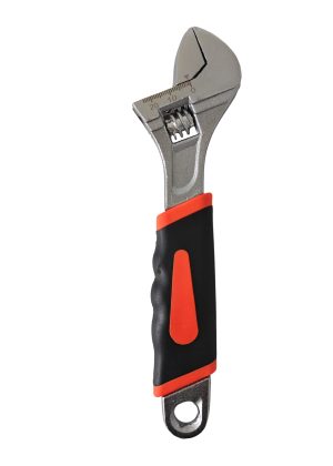 QField Adjustable Wrench with Non-Slip Handle, Heavy-Duty Spanner